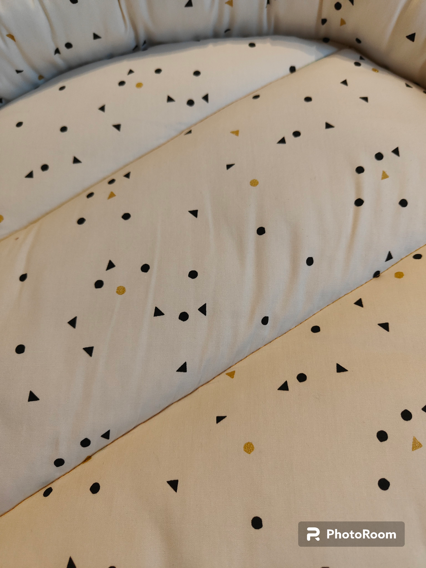 Babynest 2in1 - Trapeze/ brauner Cord