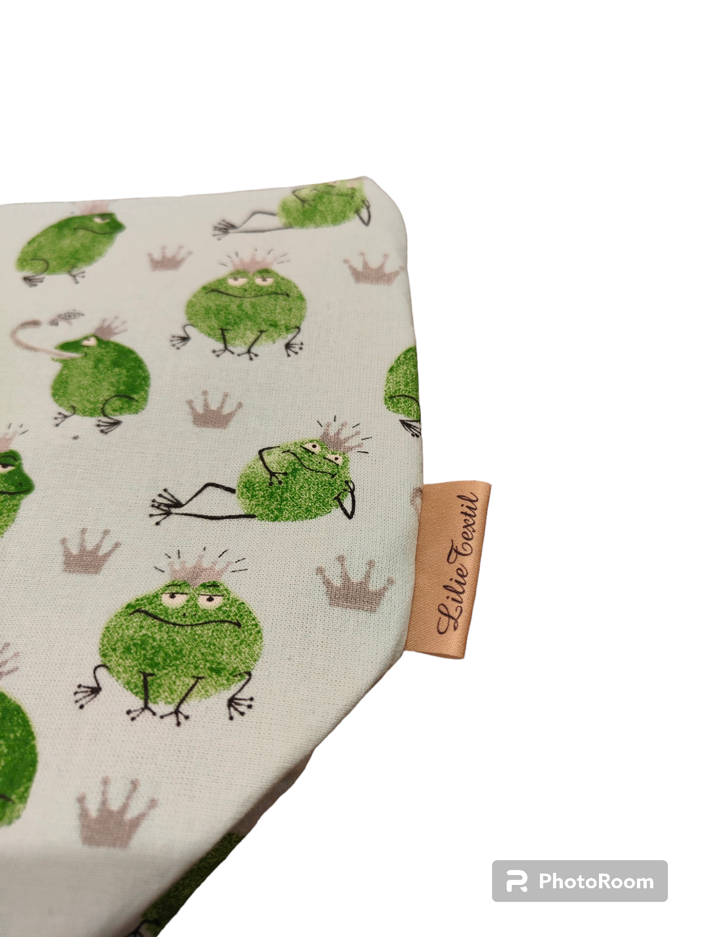 Windeltasche 2in1 - Babyblau/Froschkönig