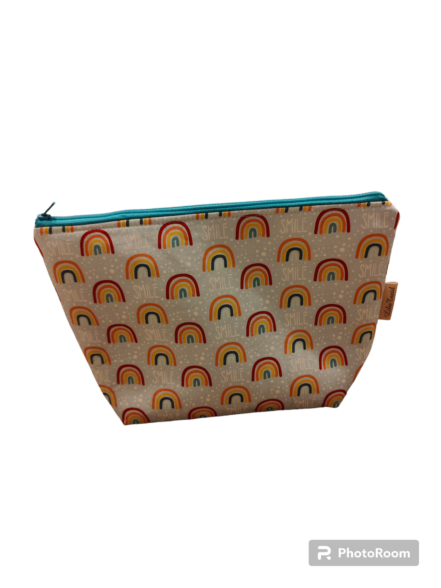 Windeltasche 2in1 - Regenbogen/Smile