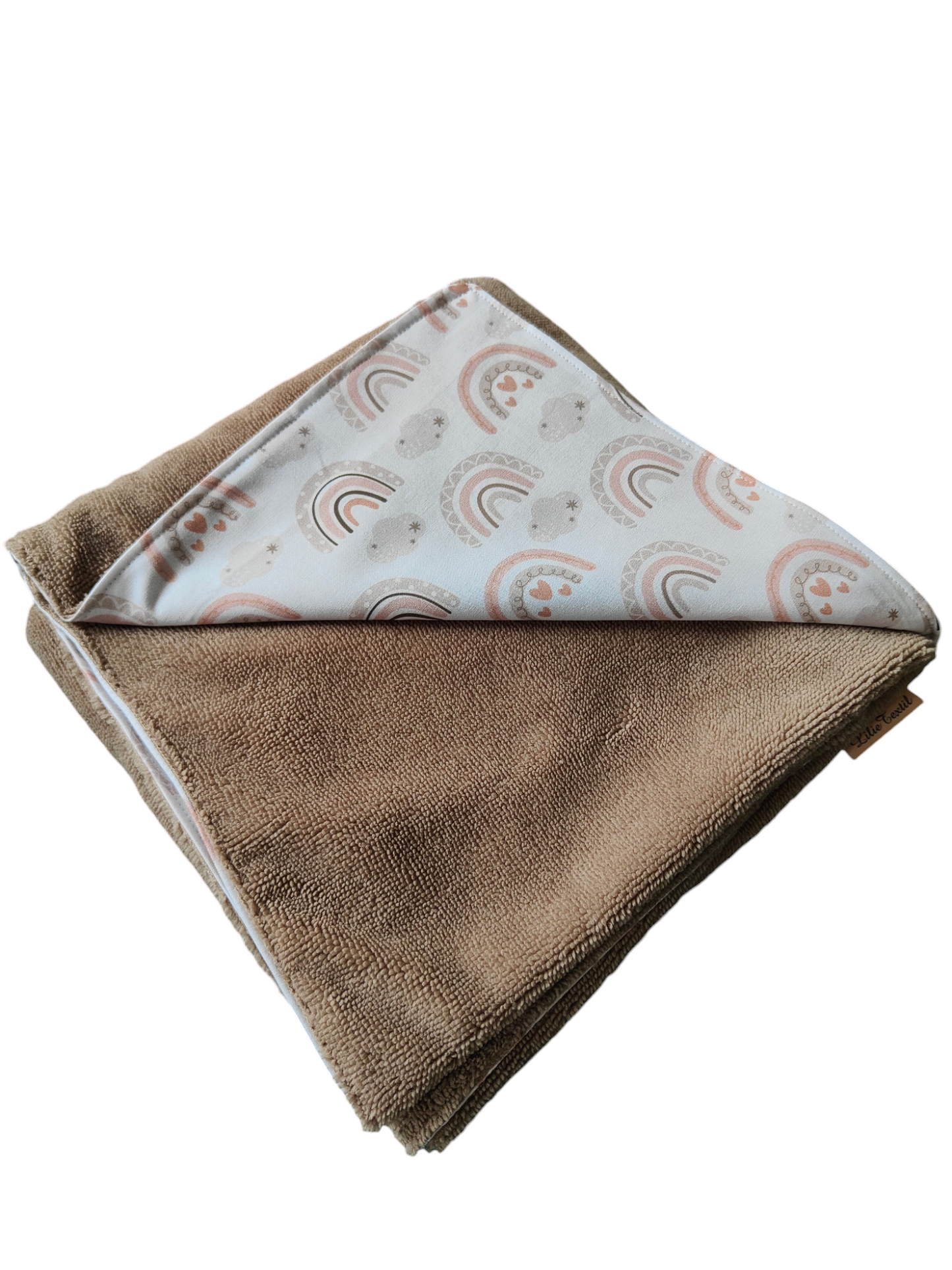 Babydecke aus Bambusfrottee/Regenbögen