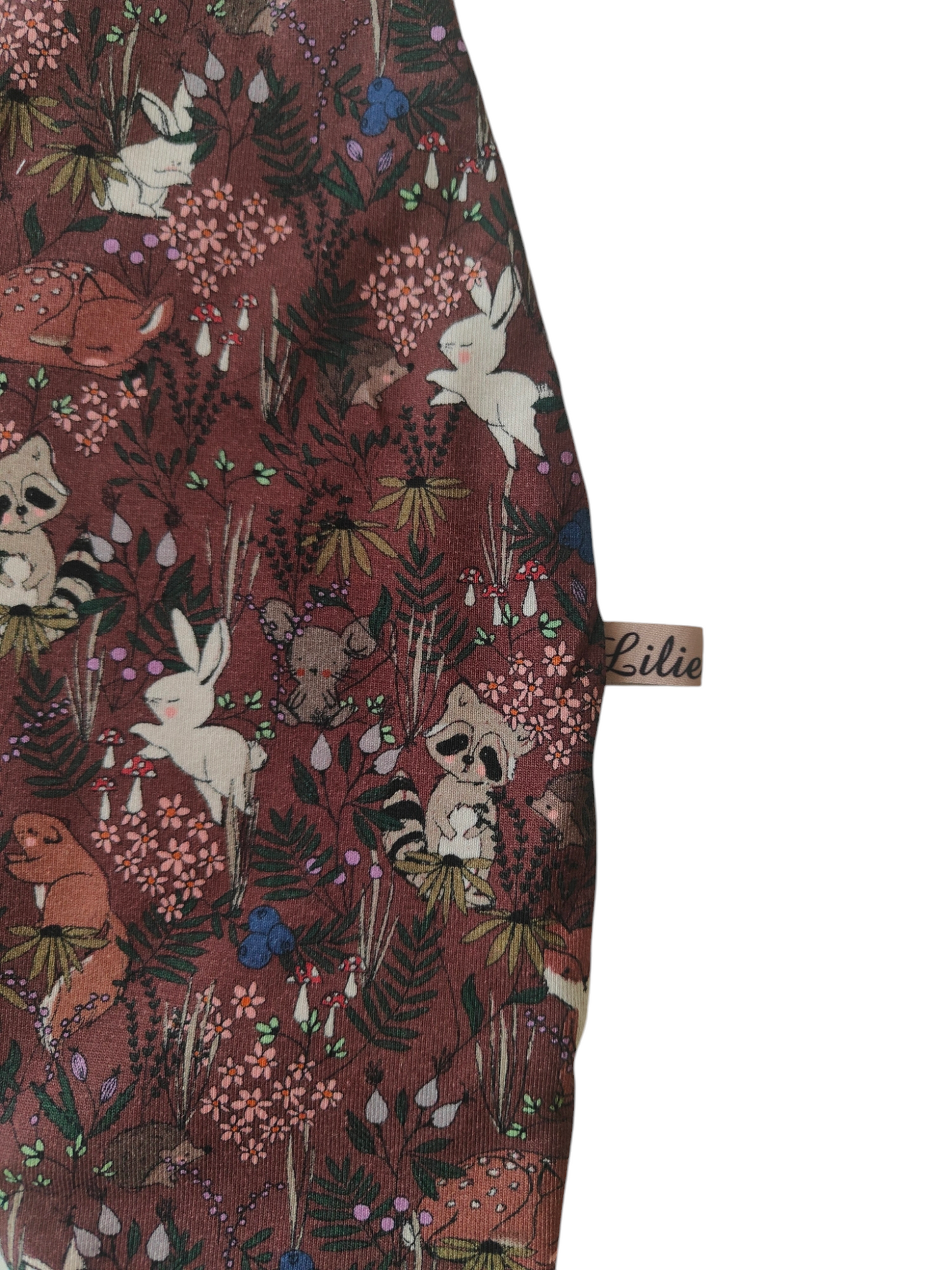 Babystrampler -Waldtiere/braun/rost