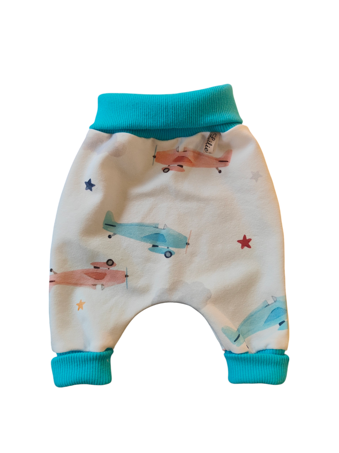 Babyhose- Flugzeuge/weiß/blau