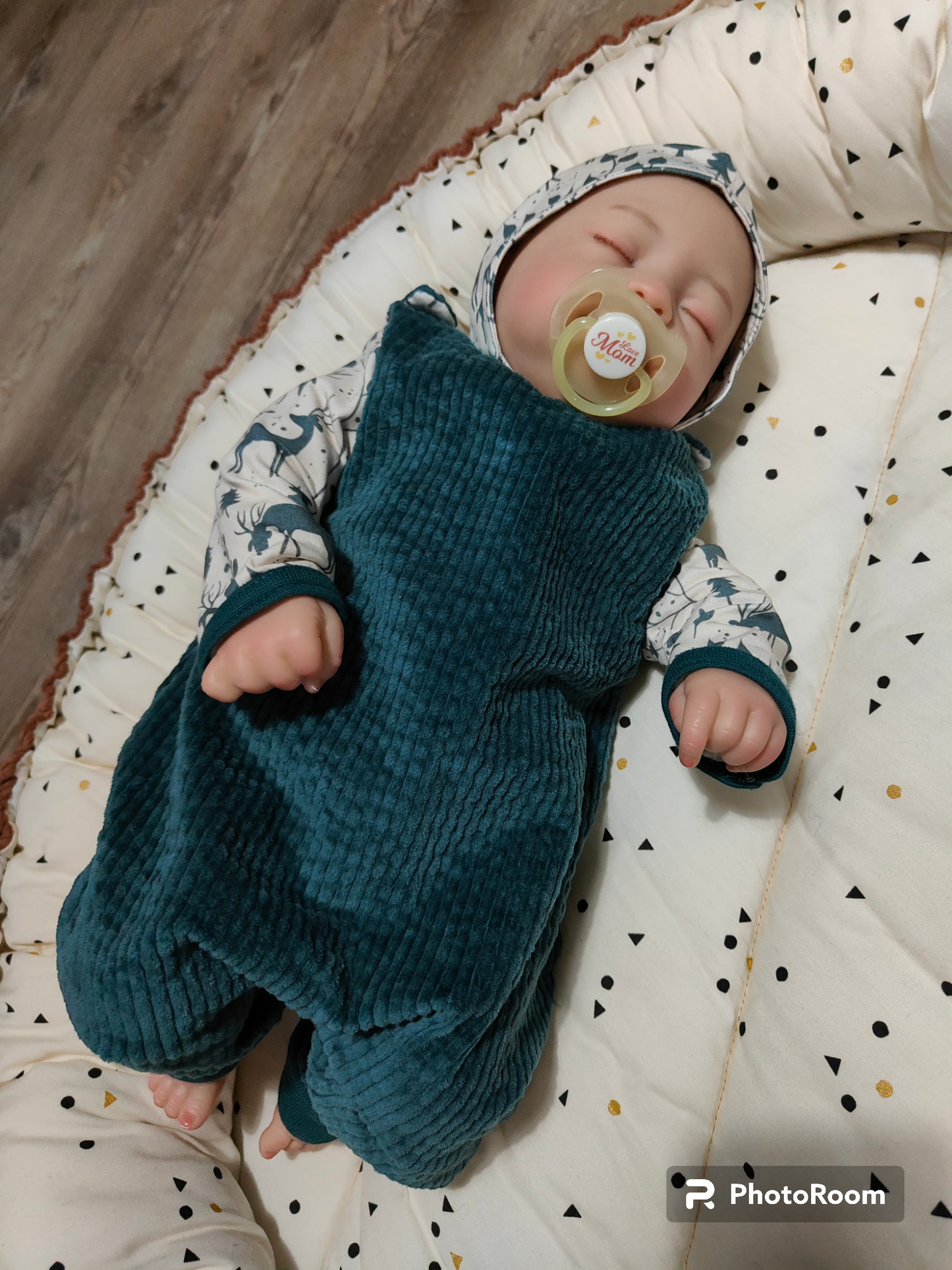 Homecoming-Set - Waldtiere in Petrol und Creme
