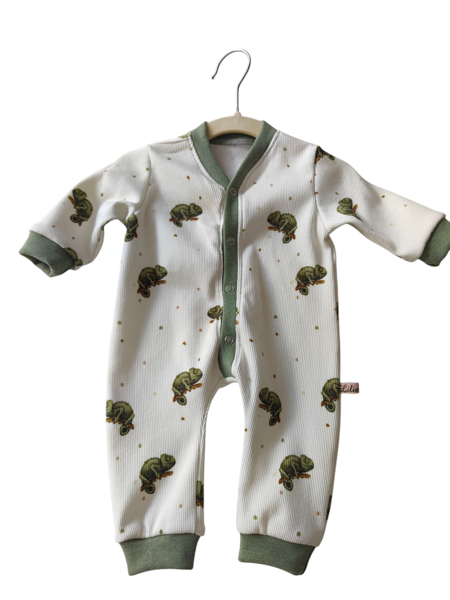 Overall aus Biobaumwollrippjersey-Cameleon