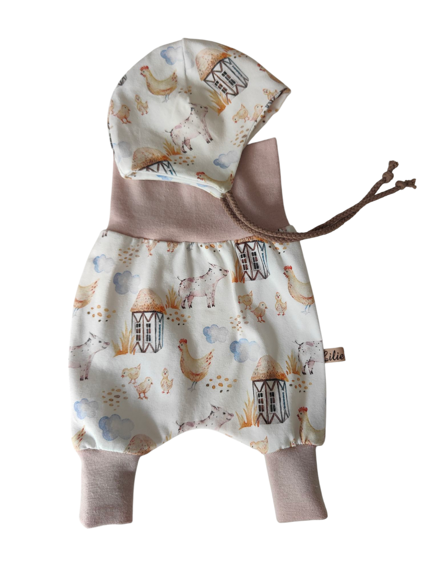 Frühchen Babyset - Farmtiere/Rosé