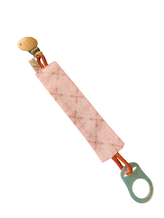 Schnullerband/Rauten/Rosa